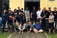 Tiga pelaku penembakan pengusaha Singkawang ditangkap Polda Kalbar. (Foto: dok Resmob Polda Kalbar)