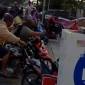 Viral 'Start MotoGP' di SPBU Pangkalan Bun, Kotawaringin Barat. (Foto: Istimewa)