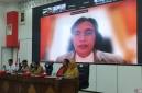Staf Ahli Menteri Kehutanan Bidang Perubahan Iklim Prof Haruni Krisnawati saat kegiatan rapat koordinasi pencegahan karhutla Provinsi Bengkulu, di Bengkulu, Selasa (1/9/2026). (Foto: Antara/Boyke Ledy W)
