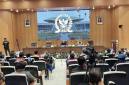 Wakil Ketua DPR RI Saan Mustopa bersama Wakil Ketua DPR RI Cucun Ahmad Syamsurijal saat menerima audiensi sejumlah serikat buruh di kompleks parlemen, Jakarta, Selasa (29/9/2026). (Foto: Antara/Bagus Ahmad R)
