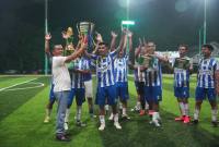 PDAM Balangan keluar sebagai juara Turnamen Mini Soccer Bupati Cup setelah mengalahkan PGRI dengan skor 6-2 pada laga final di Lapangan Trivela Mini Soccer, Kecamatan Paringin Selatan, Sabtu (15/8/2026). - Foto: MC Balangan