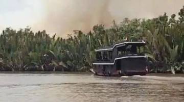 Karhutla mengancam habitat orang utan di TN Tanjung Puting Kalteng. (Foto: HO-Dok Balai TNTP)