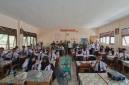 Tim Pasis Dikreg LVI Sesko TNI saat pada saat edukasi. siswa (SuarIndonesia/Ist)  