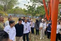 Kunjungan kerja Wakil Presiden RI, Gibran Rakabuming Raka, dii Sekolah Rakyat (SR) Banjarbaru di BBPPPKS, Kamis (10/9/2026) sore hanya berlangsung belasan menit.. (SuarIndonesia/RW)