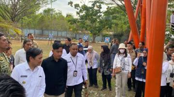 Kunjungan kerja  Wakil Presiden RI, Gibran Rakabuming Raka, dii Sekolah Rakyat (SR) Banjarbaru di BBPPPKS, Kamis (10/9/2026) sore hanya berlangsung belasan menit.. (SuarIndonesia/RW)