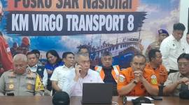 Menteri Perhubungan Dudy Purwaghandy memantau langsung update evakuasi penumpang Kapal Virgo Transport 8 di Pelabuhan Trisakti, Banjarmasin,, Minggu (13/9/2026) (SuarIndonesia/YI)