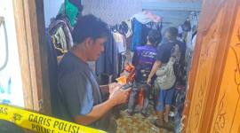 ditemukan Tergeletak tak bernyawa di sebuah rumah kontrakan di Jalan Pekapuran B Laut Gang Sriwijaya RT 08 RW 01, Kelurahan Pekapuran Laut, Kecamatan Banjarmasin Tengah, Kamis (17/9/2026). (SuarIndonesia/DO)