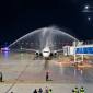 Pesawat Boeing 737-800 Batik Air Malaysia tiba di Bandara Internasional Syamsudin Noor dengan membawa 88 penumpang, Minggu (20/9/2026) malam. (SuarIndonesia/Ist)