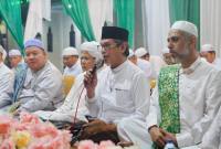 Wakil Bupati Balangan, Akhmad Fauzi, saat menghadiri, Peringatan Maulid Nabi Muhammad SAW 1448 H di Pondok Pesantren Nurul Muhibbin Halong, Kecamatan Halong, Minggu (20/9/2026). (SuarIndonesia/Adv)