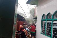 Api berkobar Jalan Bali Gang Binaan RT 9 Banjarmasin Tengah,  Senin (27/9/2026), sekitar pukul 12.45 WITA. (SuarIndonesia/DO)