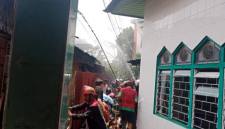 Api berkobar Jalan Bali Gang Binaan RT 9 Banjarmasin Tengah,  Senin (27/9/2026), sekitar pukul 12.45 WITA. (SuarIndonesia/DO)