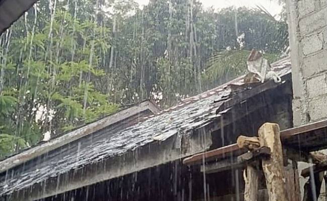 Hujan di Kalsel. (Foto: Istimewa)