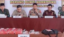 Tiga kurir membawa 16,3 kilogram sabu dari Kalimantan Barat (Kalbar) menuju Palangka Raya, Kalimantan Tengah (Kalteng). (Foto: HO-Polres Lamandau)