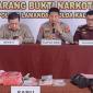 Tiga kurir membawa 16,3 kilogram sabu dari Kalimantan Barat (Kalbar) menuju Palangka Raya, Kalimantan Tengah (Kalteng). (Foto: HO-Polres Lamandau)