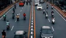 Flyover di Kota Banjarmasin, terletak di kawasan A. Yani Km 4,5