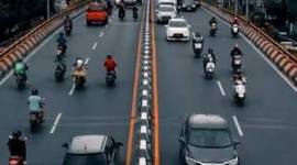Flyover di Kota Banjarmasin, terletak di kawasan A. Yani Km 4,5