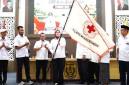 Ketua  Palang Merah Indonesia (PMI) Banjarmasin, Hj Ananda dan pengurus lainnya, resmi dilantik, Selasa (1/9/2026). (SuarIndonesia/Repro)