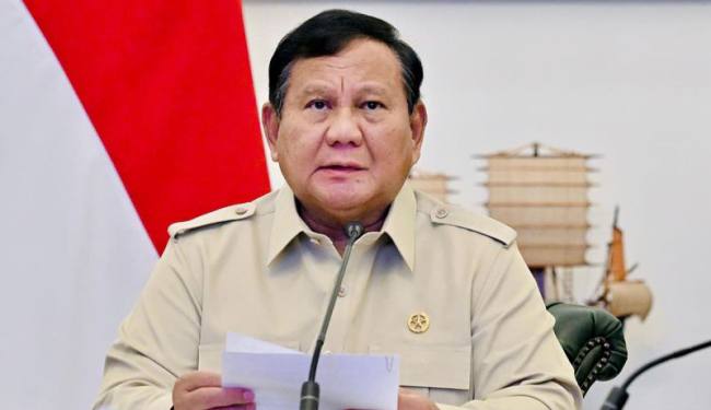 Presiden Prabowo Subianto. (Foto: HO-Setpres)
