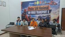 Press conference hari ke-9 pencarian korban Kapal Virgo Transport 8. (detikKalimantan/Khairun Nisa)