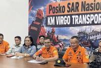 Press conference hari kelima pencarian korban Kapal Virgo Transport 8. (detikKalimantan/Khairun Nisa)
