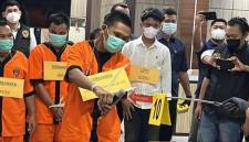 Rekonstruksi tragedi bentrok polisi vs bandar di Katingan. (Foto: HO-Polda Kalteng)