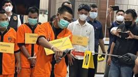 Rekonstruksi tragedi bentrok polisi vs bandar di Katingan. (Foto: HO-Polda Kalteng)