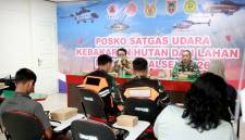 Satgas Udara Kalsel siagakan tiga helikopter tangani Karhutla. (Foto: HO-MC Kalsel)