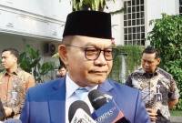 Menko Polkam Dudung Abudrachman ditemui usai pertemuan bilateral antara Presiden RI Prabowo Subianto dan Presiden Mesir Abdel Fattah el-Sisi di Kompleks Istana Kepresidenan, Jakarta, Minggu (11/10/2026). (Foto: HO-Dokumentasi Pribadi)