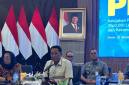 Menteri Hukum Supratman Andi Agtas dalam konferensi pers di Jakarta, Senin (26/10/2026). (Foto: Antara/Laily Rahmawaty)