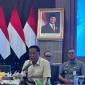 Menteri Hukum Supratman Andi Agtas dalam konferensi pers di Jakarta, Senin (26/10/2026). (Foto: Antara/Laily Rahmawaty)