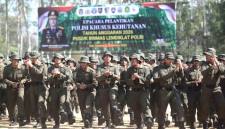 Suasana upacara pelantikan Polisi Khusus Kehutanan Tahun Anggaran 2026 di Semarang, Jumat (16/10/2026). (Foto: HO-Divisi Humas Polri)