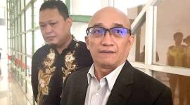 Rektor Terpilih ULM periode 2026-2030, Iwan Aflanie, memberikan keterangan kepada media usai penetapan hasil pemilihan rektor, Jumat (2/10/2026). (Foto: HO-ULM)