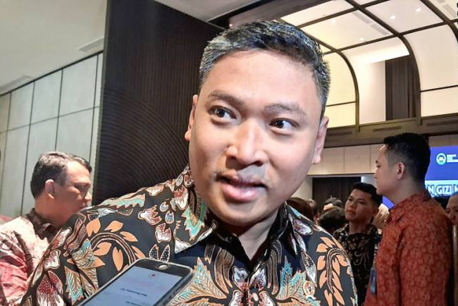 Kepala Badan Gizi Nasional (BGN) Sudaryono saat ditemui di Jakarta pada Jumat (16/10/2026). (Foto: Antara/Lintang Budiyanti P)
