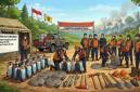 
Ilustrasi visual yang menggambarkan kesiapan bantuan peralatan pencegahan dan penanggulangan kebakaran hutan serta lahan (karhutla) untuk 13 kabupaten di Kalimantan Tengah. (SI/UT/@Gemini.Ai)