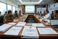 Foto ilustrasi yang menggambarkan suasana persiapan penyaluran BSU 2027 di lingkungan kementerian. (Foto: SI/UT/Gemini.Ai)