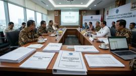 Foto ilustrasi yang menggambarkan suasana persiapan penyaluran BSU 2027 di lingkungan kementerian. (Foto: SI/UT/Gemini.Ai)