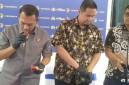 Direktur Reskrimsus Polda Kalsel Kombes Pol Sigit Haryono, SIK, SH, MH (kiri) saat dalam konferensi pers, Jumat  (2/10/2026). SuarIndonesia/ZI)