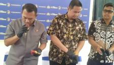 Direktur Reskrimsus Polda Kalsel Kombes Pol Sigit Haryono, SIK, SH, MH (kiri) saat dalam konferensi pers, Jumat  (2/10/2026). SuarIndonesia/ZI)