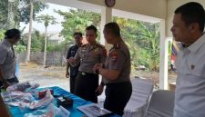 Kapolresta Banjarmasin Kombes Pol Riza Muttaqin saat konferensi pers di Mapolsek Banjarmasin Selatan, Rabu (14/10/2026). (SuarIndonesia/YI)