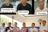 Pengungkapan kasus ini disampaikan Kapolresta Banjarmasin, Kombes Pol Riza Muttaqin dalam konferensi pers di Mapolsek Banjarmasin Selatan, Rabu (14/10/2026) (SuarIndonesia/DO)