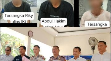 Pengungkapan kasus ini disampaikan Kapolresta Banjarmasin, Kombes Pol Riza Muttaqin dalam konferensi pers di Mapolsek Banjarmasin Selatan, Rabu (14/10/2026) (SuarIndonesia/DO)