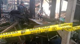 Rumah yang hangus di  kawasan Sutoyo S, Gang Swadaya Banjarmasin Barat, Jumat (16/10/2026)) dinihari SuarIndonesia/DO).