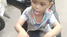 Farid saat di motor penemu. (SuarIndonesia/ZI) 