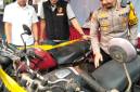 Kapolresta Banjarmasin Kombes Pol Riza Muttaqin didampingi Kasat Reskrim Kompol Eru Alsepa memeriksa barang bukti, Rabu (21/10/2026) (SuarIndonesia/YI)