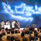 Presiden Prabowo Subianto (tengah) meresmikan Dewan Nasional Kesejahteraan Keuangan saat Rapat Koordinasi Nasional Tim Percepatan Akses Keuangan Daerah (Rakornas TPAKD) Tahun 2026 di Jiexpo Convention Centre, Jakarta, Kamis (22/10/2026). (Foto: Antara/Fauzan)