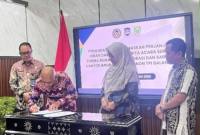 Serah terima rumah dinas dari Pemkab Balangan kepada i Kantor Imigrasi Kelas III Non TPI Balangan,