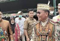 Gubernur Kalteng Agustiar Sabran di Pangkalan Bun. (Foto: detikKalimantan/Sigit Pamungkas)