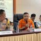 Kasi Ops Basarnas Banjarmasin Arianto saat jumpa pers pencarian korban KM Virgo, Jumat (2/10/2026). (Foto: detikKalimantan/Khairun Nisa)
