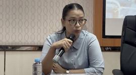 Kepala Kantor Cabang PT VKS saat press release di RS Bhayangkara Banjarmasin. (Foto: detikKalimantan/Khairun Nisa)