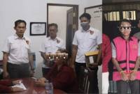 Pasutri jadi tersangka korupsi dana desa rugikan negara Rp 490 juta. (Foto: HO- Polres Lamandau)
